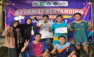 Tim futsal Program Studi Pendidikan Bahasa dan Sastra Indonesia