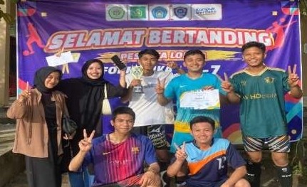 Tim futsal Program Studi Pendidikan Bahasa dan Sastra Indonesia